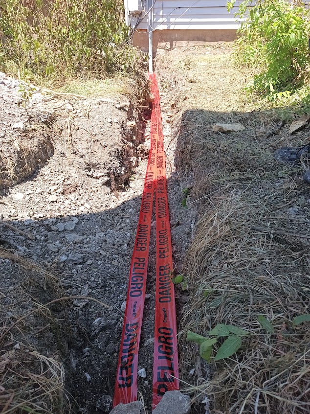 Underground electrical lines — AltoService project photo 394