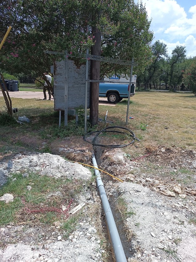 Underground electrical lines — AltoService project photo 479