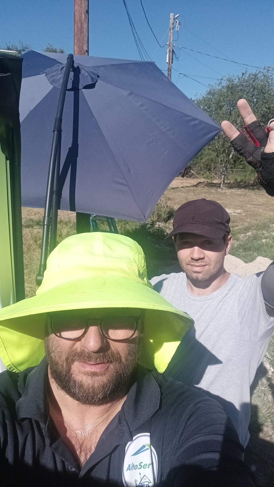 AltoService team members on site