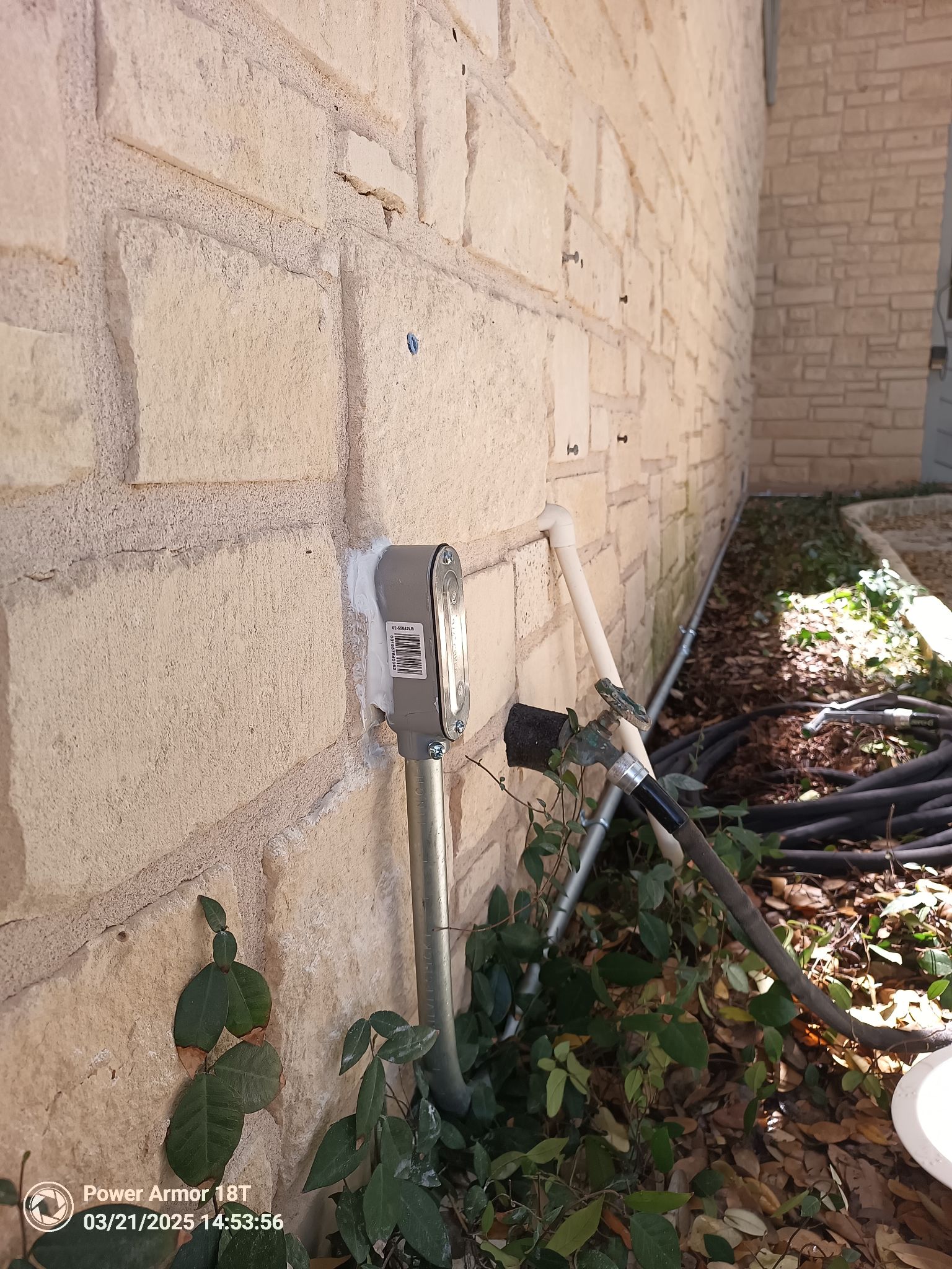 Conduit electrical work - Work 028