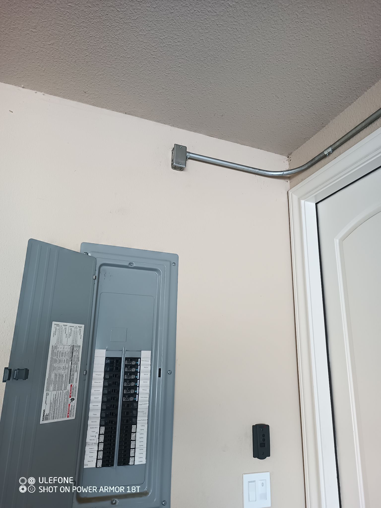 Conduit electrical work - Work 078