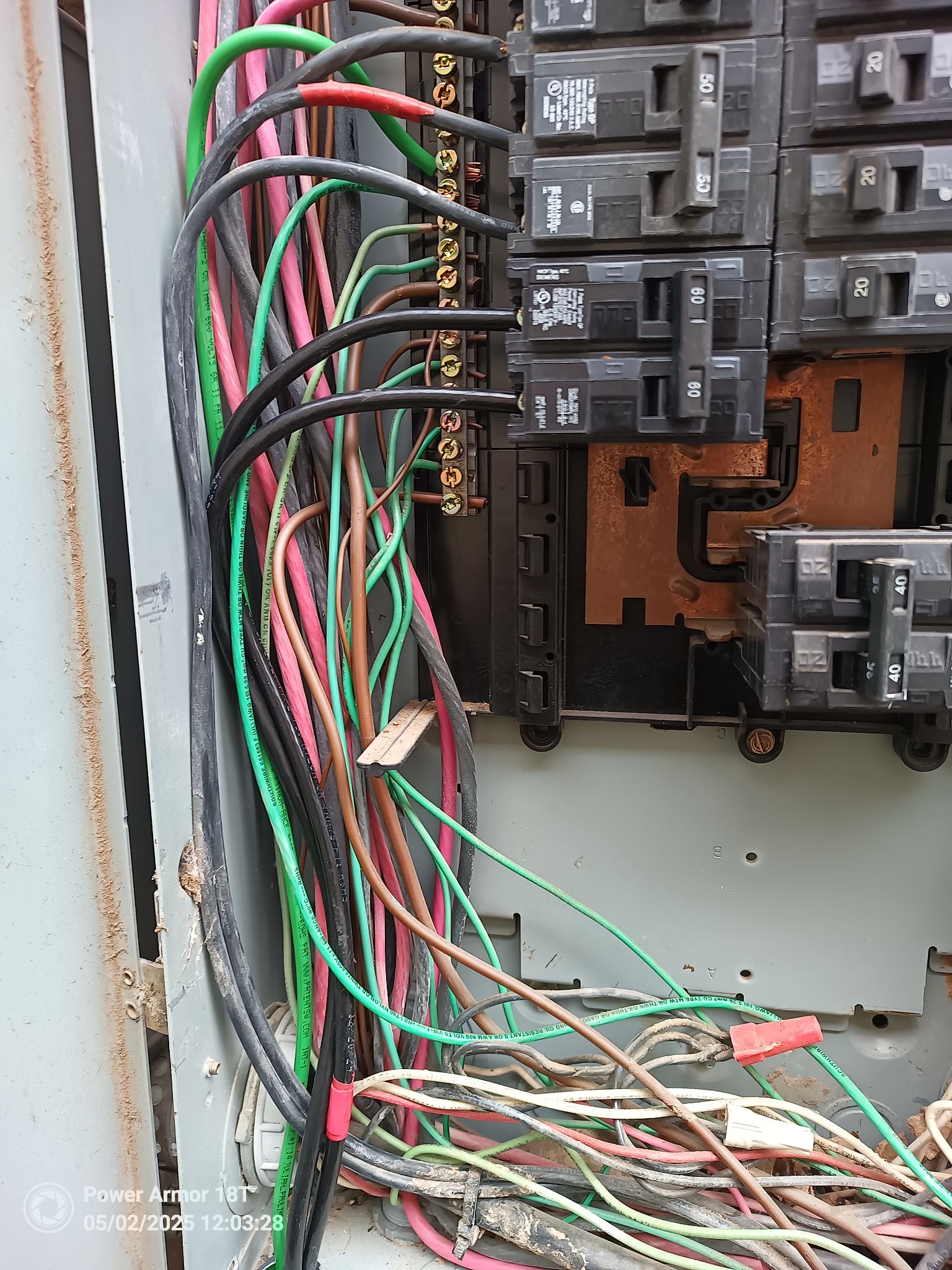 Old 100A electrical panel