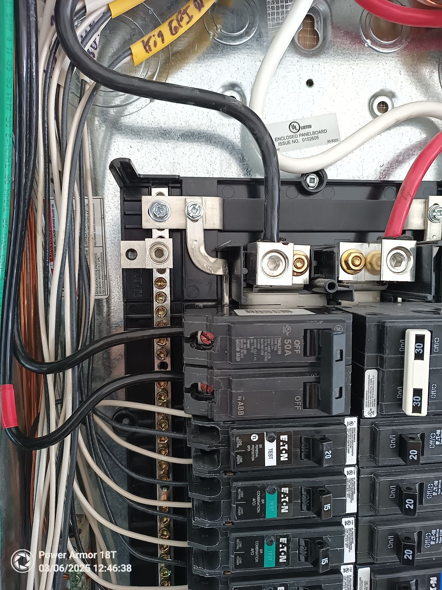 Panels electrical work - Work 035