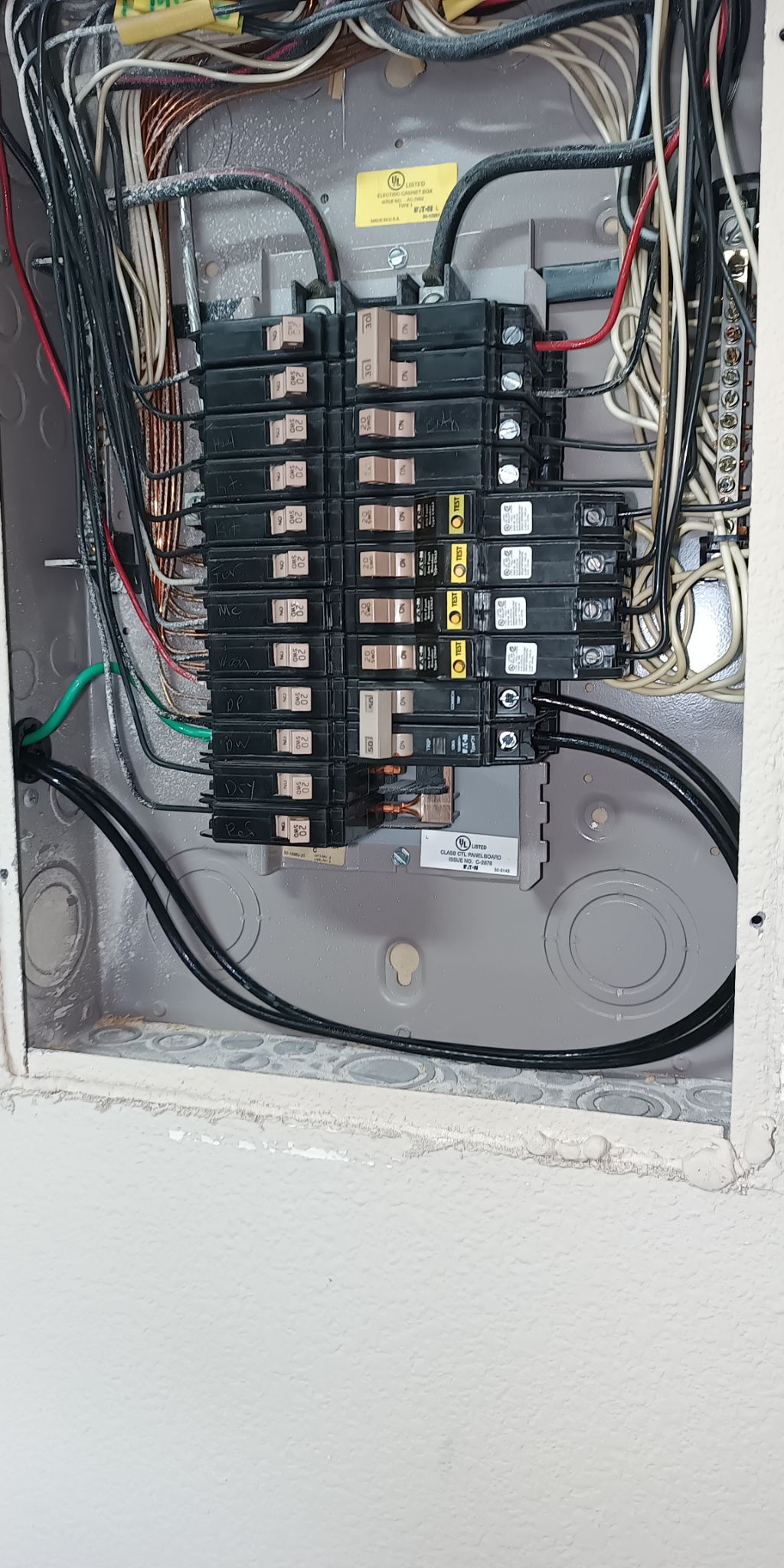 Panels electrical work - Work 052