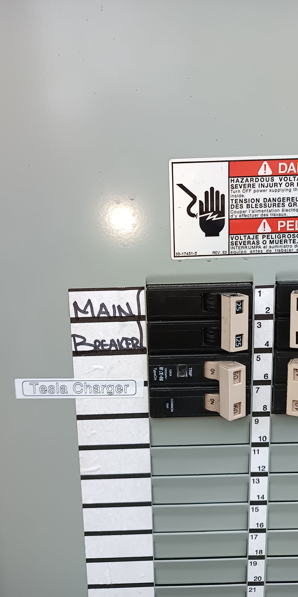 Panels electrical work - Work 055