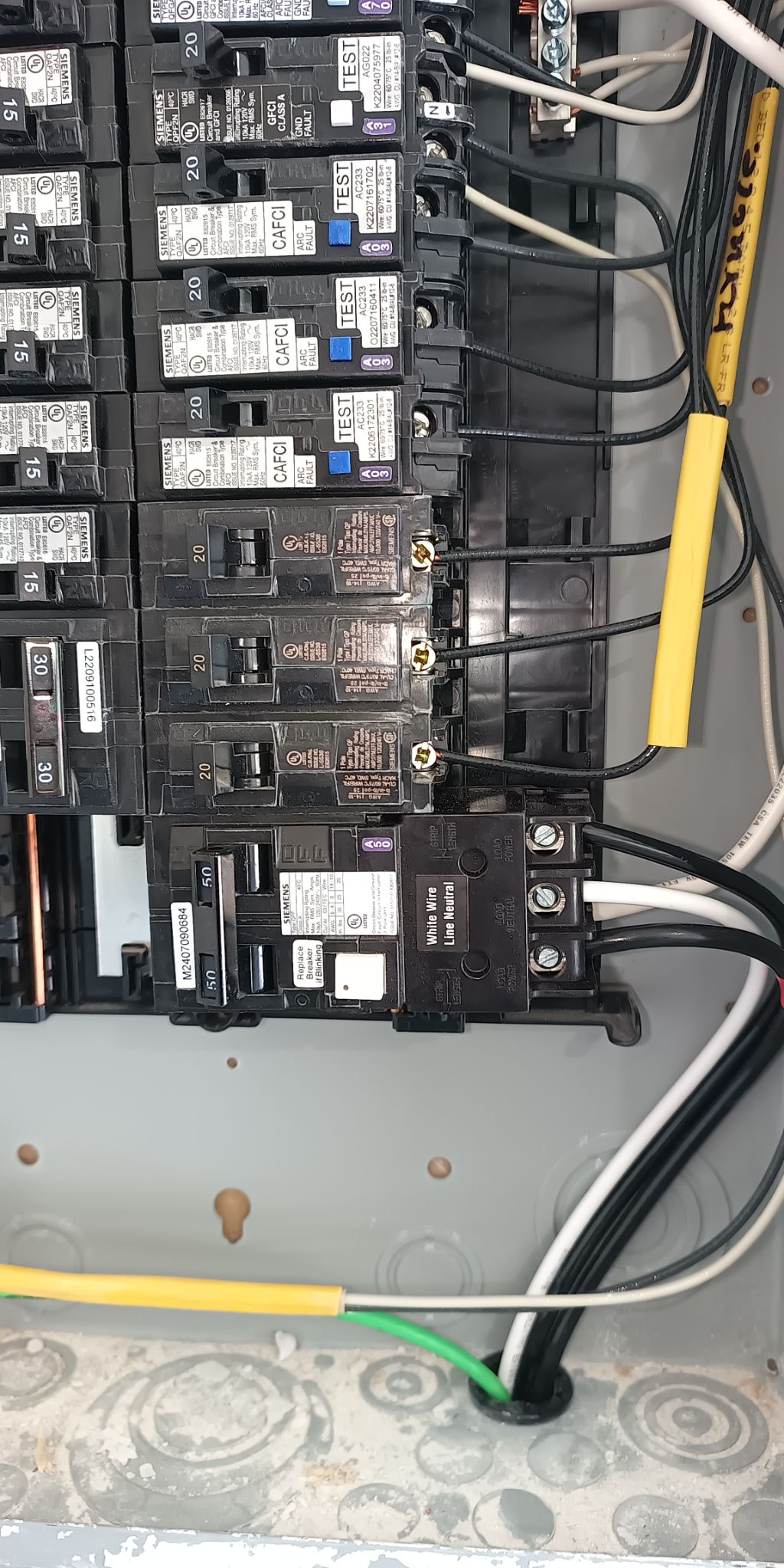 Panels electrical work - Work 059