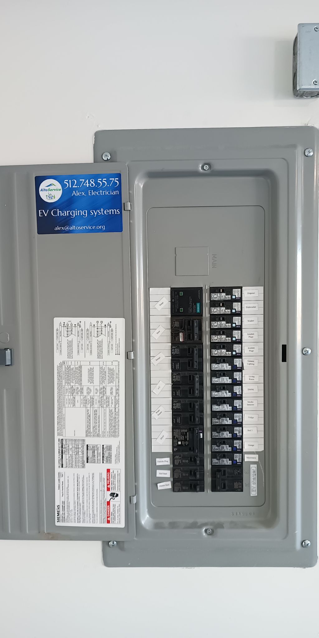 New 400A electrical panel