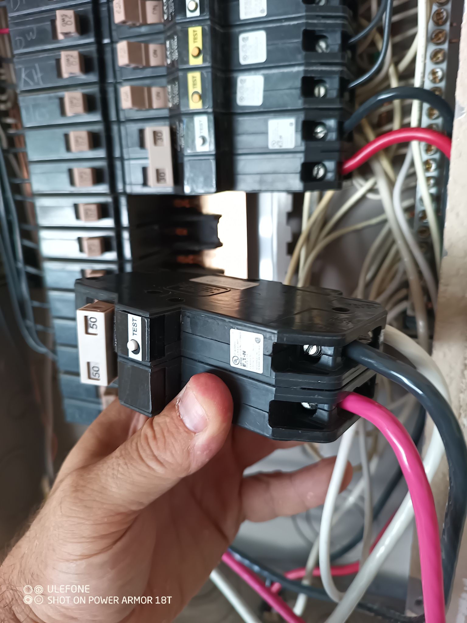 Panels electrical work - Work 134